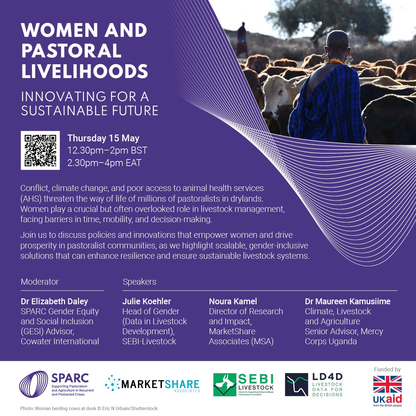 Invite to webinar on Women and pastoral livelihoods: Innovating for a sustainable future