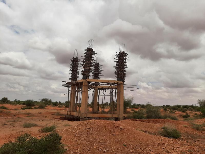 Abandoned water tower in Ethiopia.