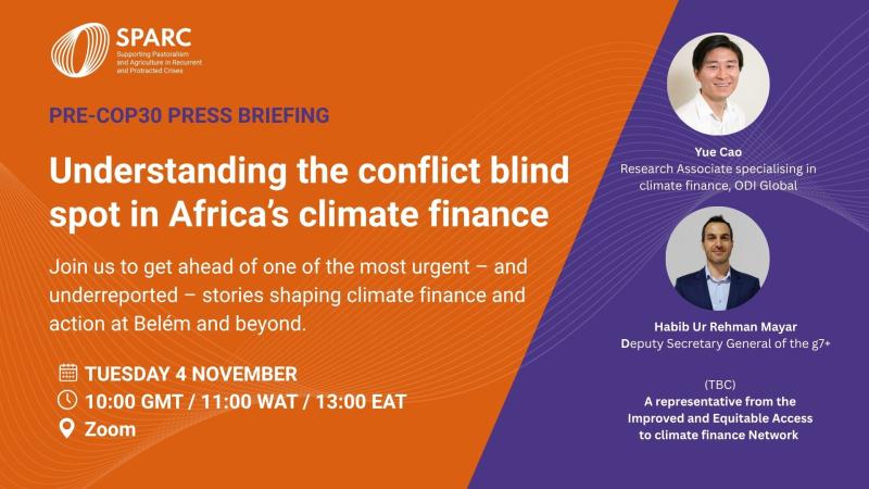 SPARC COP30 event card