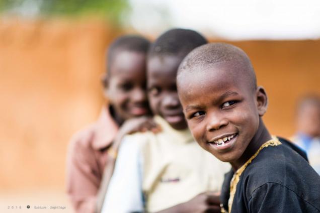 Three friends, Niamey, Niger.