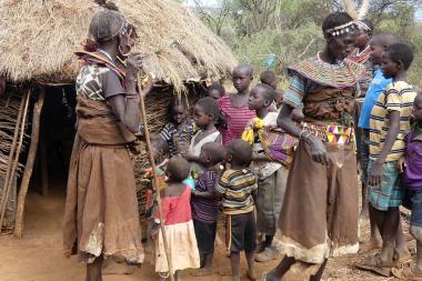 Members of the Pokot community in a village in Baringo County, Kenya - Image by Linda De Volder - CC BY-NC-ND 2.0